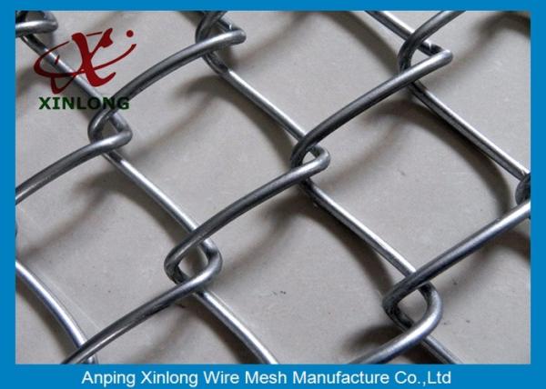 Wire Iron Dark Green Chain Link Fence PVC Coated for Football Playground
