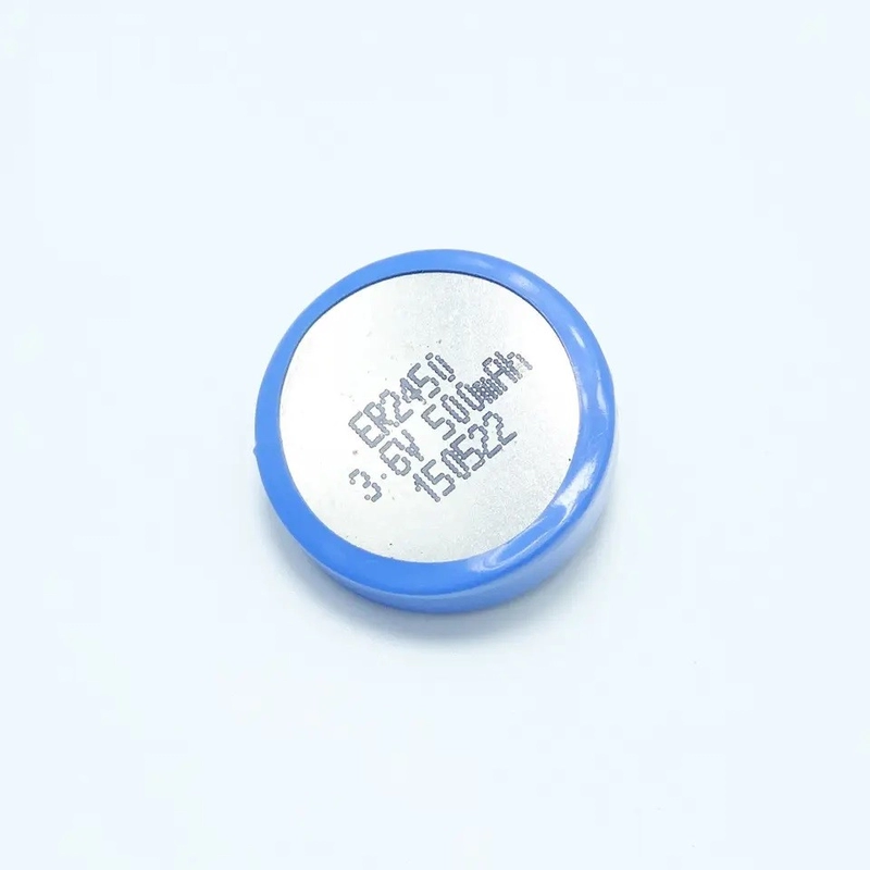 3.6V 500mAh Circular Li Socl2 Battery ER2450 High Energy Type