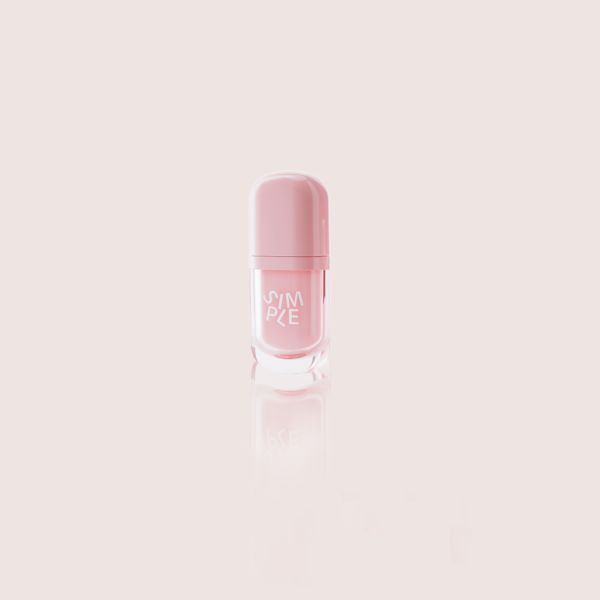 GC311 Oval-shaped 71.6mm Height PETG Lip Stain Container Empty Lipstick Tube