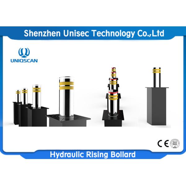 Low Noise Automatic Rising Bollards / Waterproof Hydraulic Security Bollards