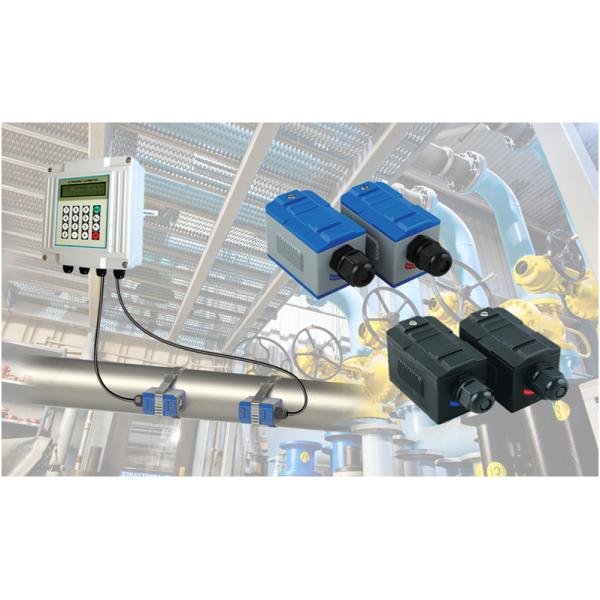 Качества еды ультразвуковая измерителя прокачки струбцина контакта не дальше для трубы нержавеющей стали