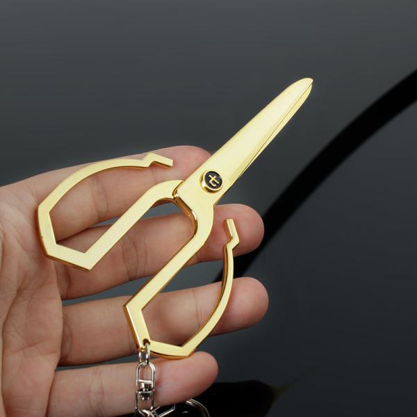 Anime Scissor Seven Keychain Cosplay Metal Alloy Weapon Keychain