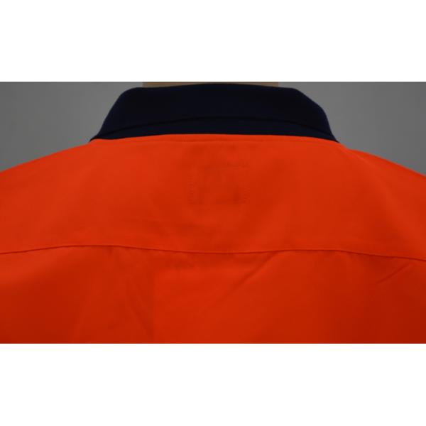 Fashionable Custom Long Sleeve Work Shirts , Personalised Work Clothing V Neck