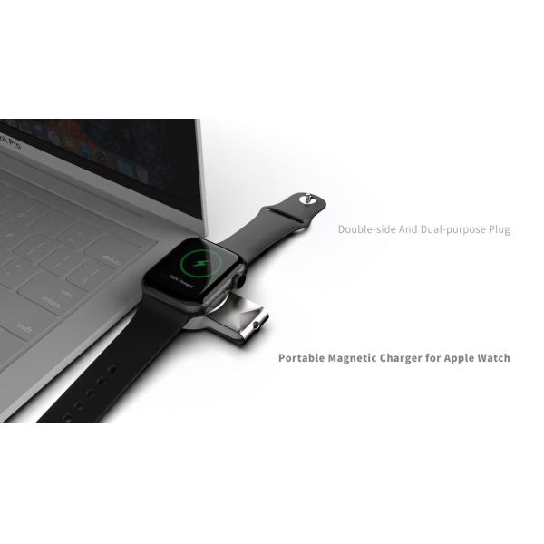 Magnetic PD Fast Charging USB Dual Interface Type C Wireless Charger For Smart Watch Mobile Phone