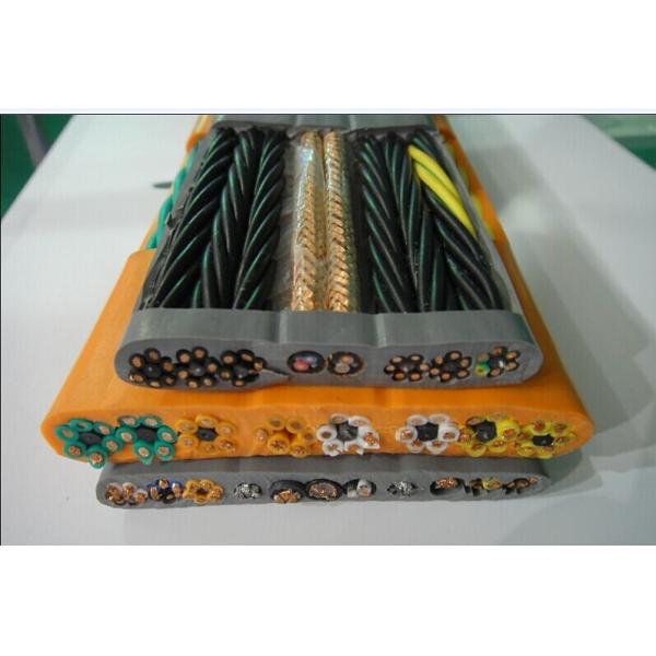 Flat Flexible Traveling Cable for Elevator with CE certificate TVVBPG 36x0.75+2x2Px0.75 with Special PVC jacket
