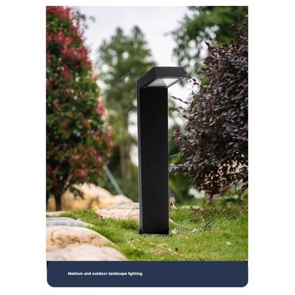 Modern Simple Design  Waterproof IP65 Aluminum Body Outdoor LED Lawn Lights with Remote Control for Park District Lamp Lighting