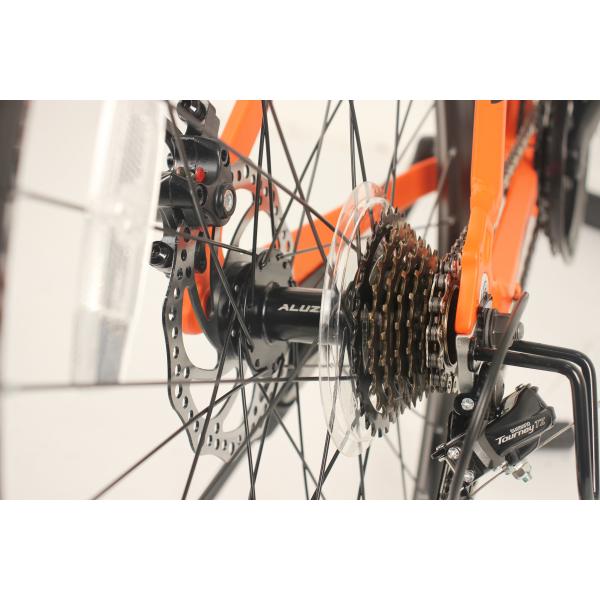 21 Speed Carbon Steel 24 Mountain Bike With Disc Brakes