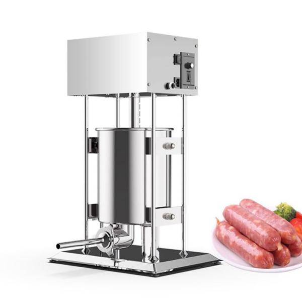 Stainless Steel Sausage Filler for Food Machine Holds 13kg Meat Capacity 15L Capacity