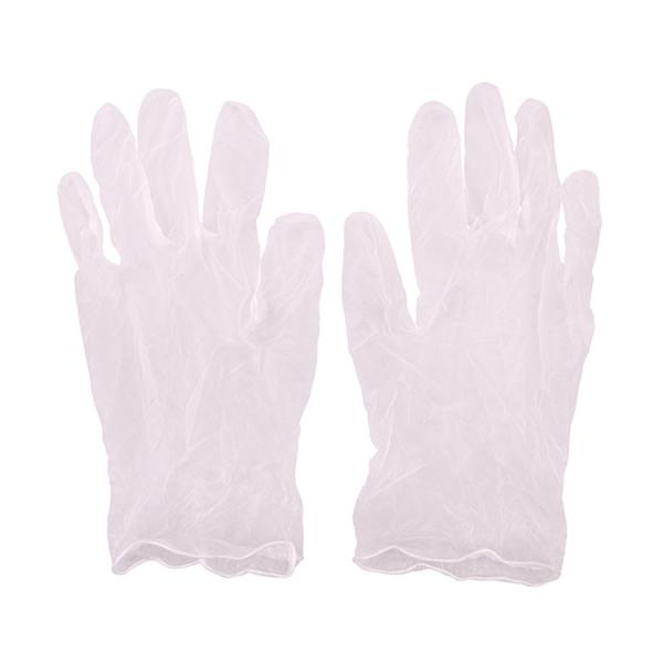 Plastic Household Duties M 9 inch Disposable PVC Gloves