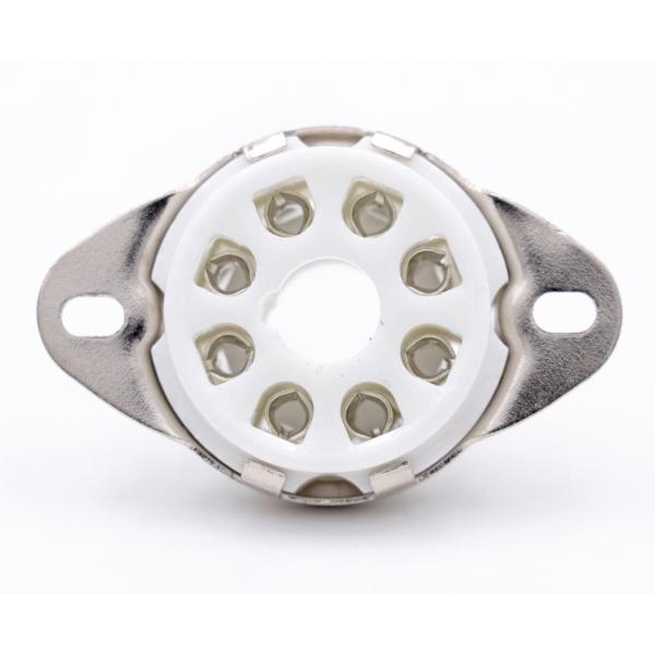 8pin Octal  Valve Tube Socket for EL34 6B4G KT88 6L6 6V6 GZ34 Bottom Chassis Mount