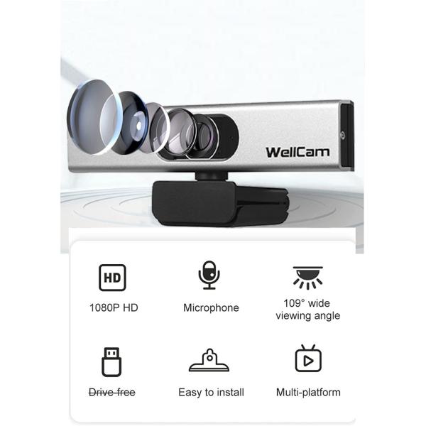 Кулачок сети камеры 1080P полный HD Ip захвата USB H.265 H.264 с красотой