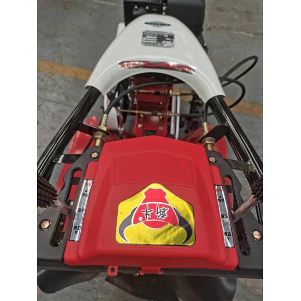Orchard mini power tiller cultivator with 170F gasoline engine and high safety level