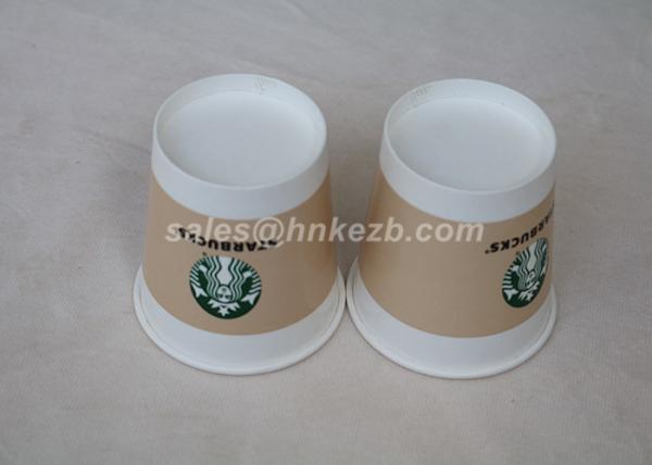 Custom Printed Disposable Ice Cream Cups , Paper Ice Cream Bowls With Lids