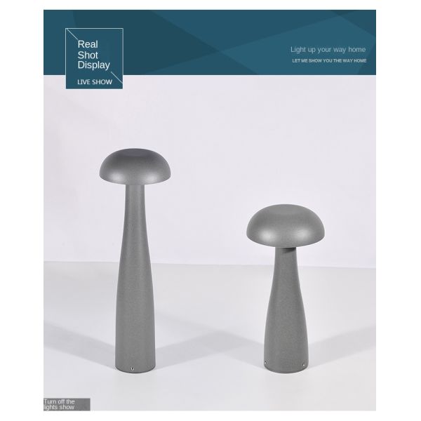 Outdoor Electric Waterproof IP65 Mushroom Design LED Lawn Lights for Garden Villa