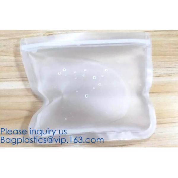 Round bottom polypropylene zip lock bag, CD bag, round reclosable bag, round reusable zip lock bag, round grip seal pack