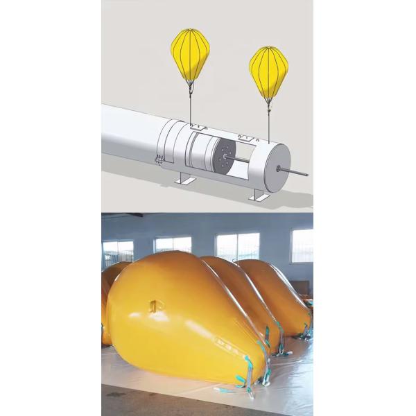 250 кг коммерческие подводные грузоподъемные мешки надувные грузоподъемные мешки для морской помощи