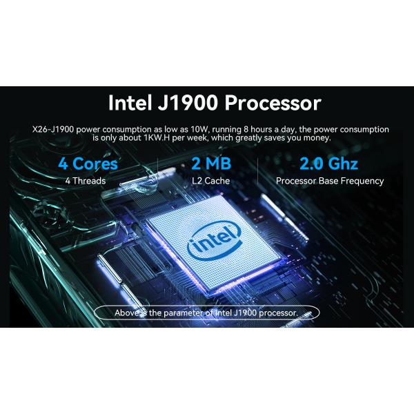 Intel Industrial Mini PC Celeron J1900 4 Cores 4 Threads With DDR3L And Cooling Fan