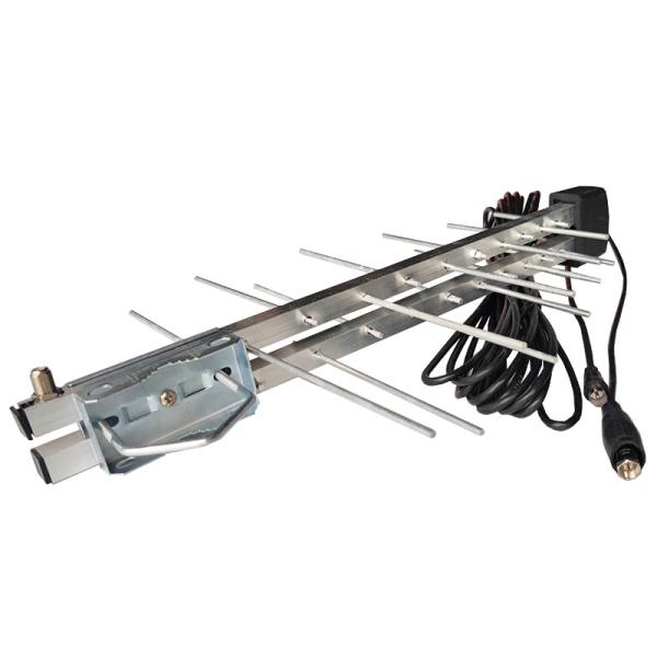 Mini Outdoor Aluminum VHF UHF 20E Yagi Antenna for Indoor Private Mold TV Broadcast
