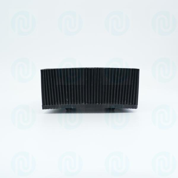 92910001 Blocs de poils 1.6 Poly Round Foot Noir PP Nylon Pour Cutter Gerber