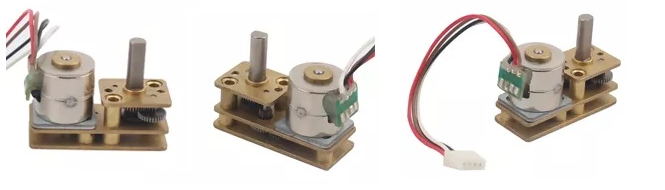5V Worm Gear Stepper Motor 10mm Horizontal Right Angle Stepper Motor 2 Phase
