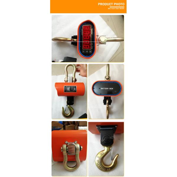 Overhead Heavy Duty Crane Scale 10000 Kg Voltage Display OCS-K Cast Aluminum