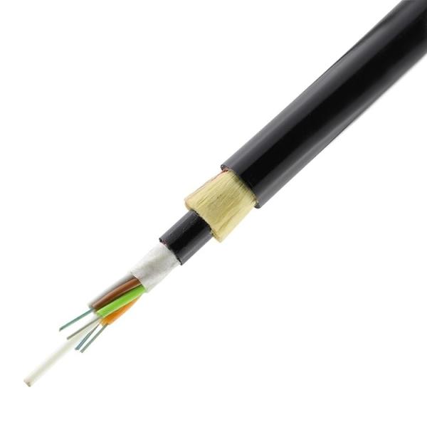 Kevlar Yarn Armored Aerial ADSS Fiber Cable All Dielectric