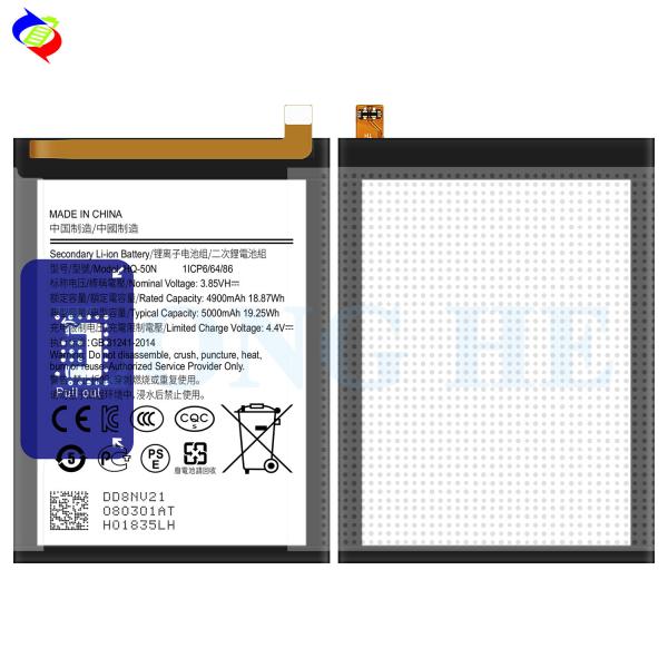 Estatuto dos Produtos Stock Para NOKIA HQ-50N Baterias de telemóvel 3.85V 5000mAh/19.25WH