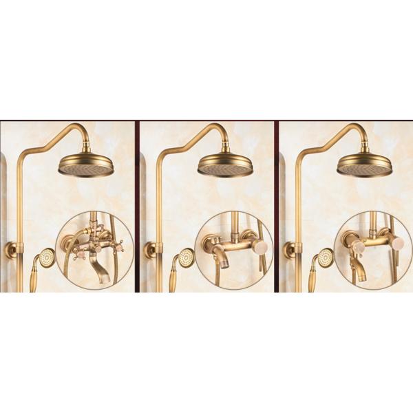 Luxury Copper Antique Shower European Rain Shower Faucets