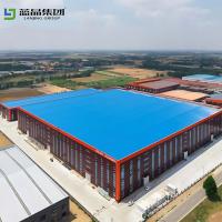 Q235b Q355b Cuadro de portal de acero Almacén aislamiento térmico de acero galvanizado