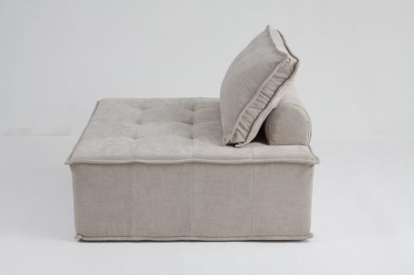 Modern Modular Design Bedroom Ottoman Bench With Comfortable Back