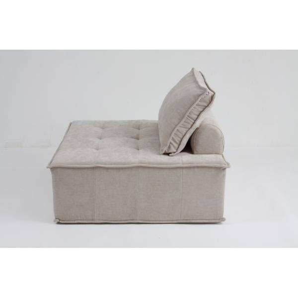 Modern Modular Design Bedroom Ottoman Bench With Comfortable Back