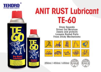 Metal Surfaces Protection Anti Rust Lubricant With Corrosion Resistant Ingredients