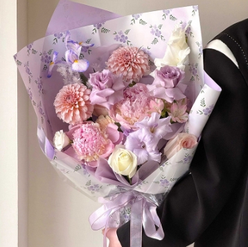 Partysu Fresh Floral Paper with Floral Arrangements and Packaging for Fresh Flowers 57*57cm