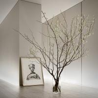 ornamentos interiores simulados de encargo artificiales de la planta de ramas de árbol de los 80cm