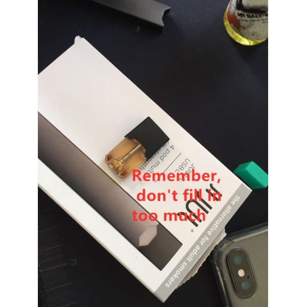 Factory Wholesales OEM 1ml capacity Ceramic coil CBD empty Juul Pods for JUUL Vape Pen from China supplier