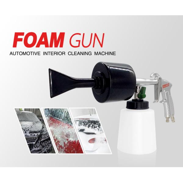 Laveuse à pression en mousse d'aluminium de coulée noire personnalisée pour le lavage de voiture