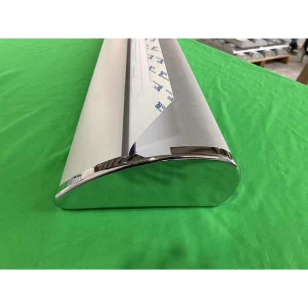 Wide board Retractable Roller Advertising Aluminum Banner Stand Roll up Display  85x200cm