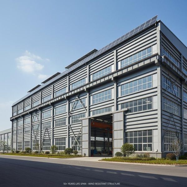 High Rise Steel Construction with 300 Meters Height Capability, 4 Hours Fire Resistance, and 5000 KN Load Capacity