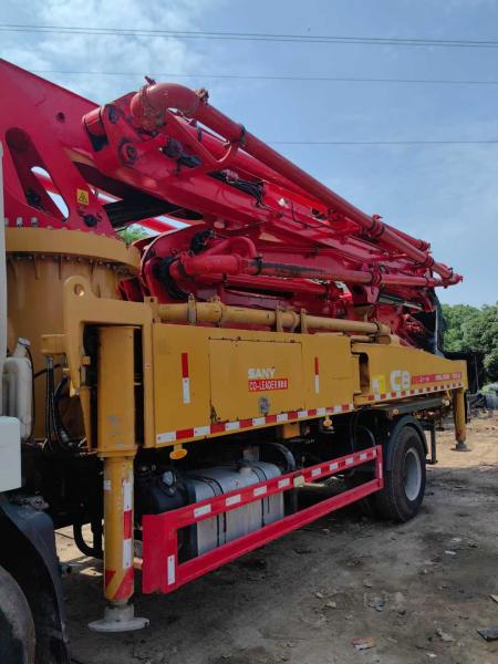 SANY 37m compact concrete pump truck for sale - suitable for confined spaces and urban operations