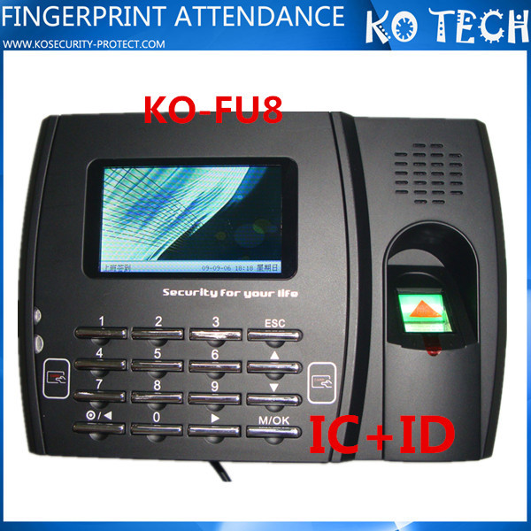 KO-FU8 Biometric Fingerprint Terminal Employee Time and Attendance Management