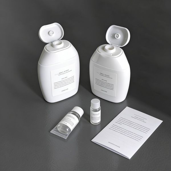 Flip Top Cap Design 40ml 60ml HDPE Cosmetic Bottle with Customizable Shapes for Shampoo and Skincare
