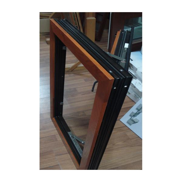KDSBuilding American style aluminium clad wood window  top sales wangli casement windows