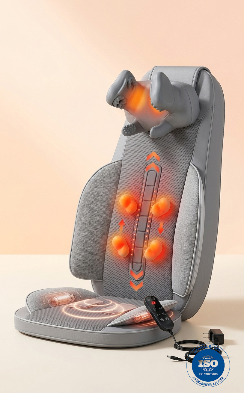 ZN-FT21 Full Body Neck Shoulder and Back Massager Cushion with Heat & High-Frequency Hip Vibration