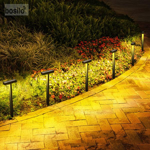 Lampes de jardin solaires d'extérieur alimentées par l'énergie solaire, étanches, avec source de lumière LED, 0,25 kg