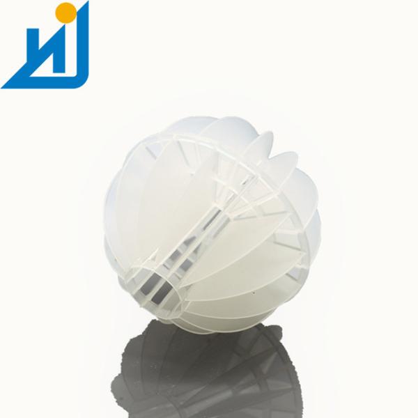 bolas plásticas 38mm ocas de 25mm poliédricas para a embalagem da torre de grande resistência
