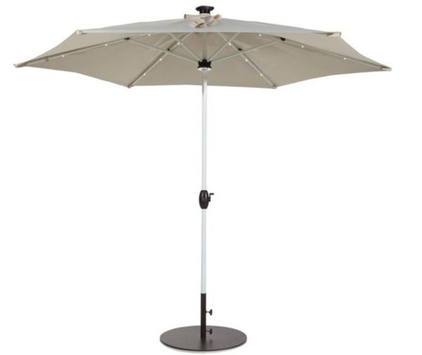 Parasóis solares do guarda-chuva 1.5M Garden Sun Shades do pátio do dossel da luz do diodo emissor de luz