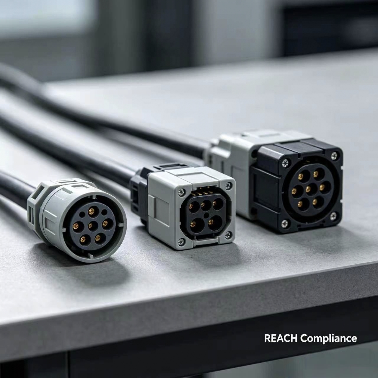 Robotics Rj45 Industrial Wire Connectors Circular Rectangular Modular REACH Compliance