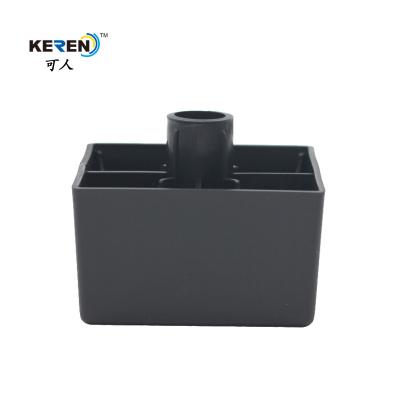 Decorative SGS 40mm 200kg Square Plastic Couch Legs