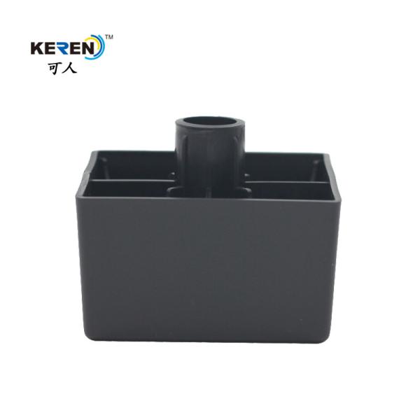 Decorative SGS 40mm 200kg Square Plastic Couch Legs