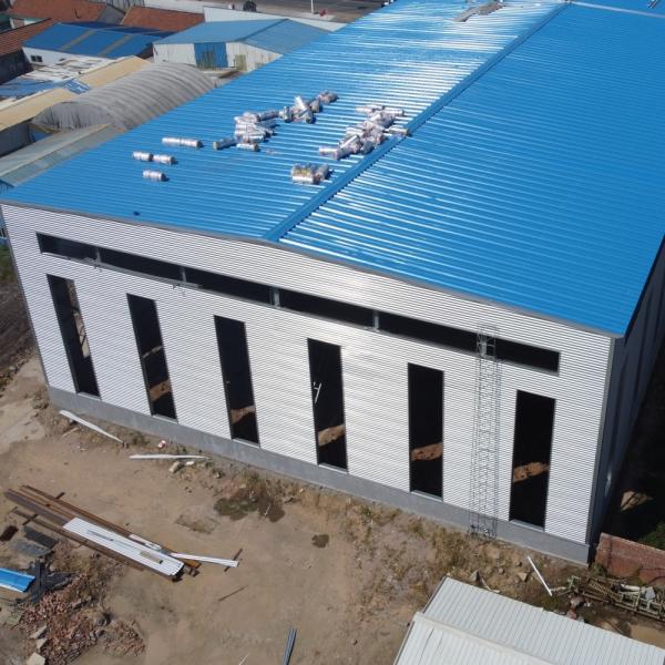 Prefab Steel Structure Warehouse with Q235B Q355B H-Section Frame